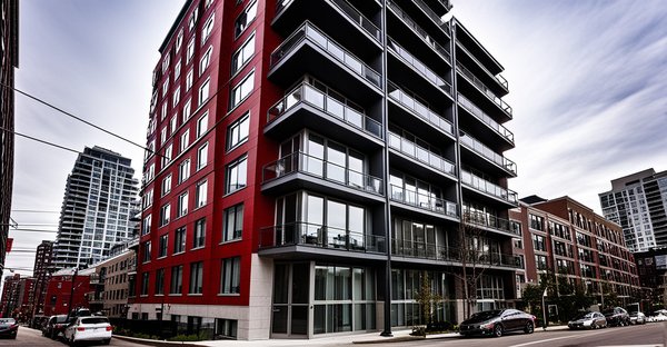 Condos rouge montréal : vie urbaine élégante au cœur du triangle